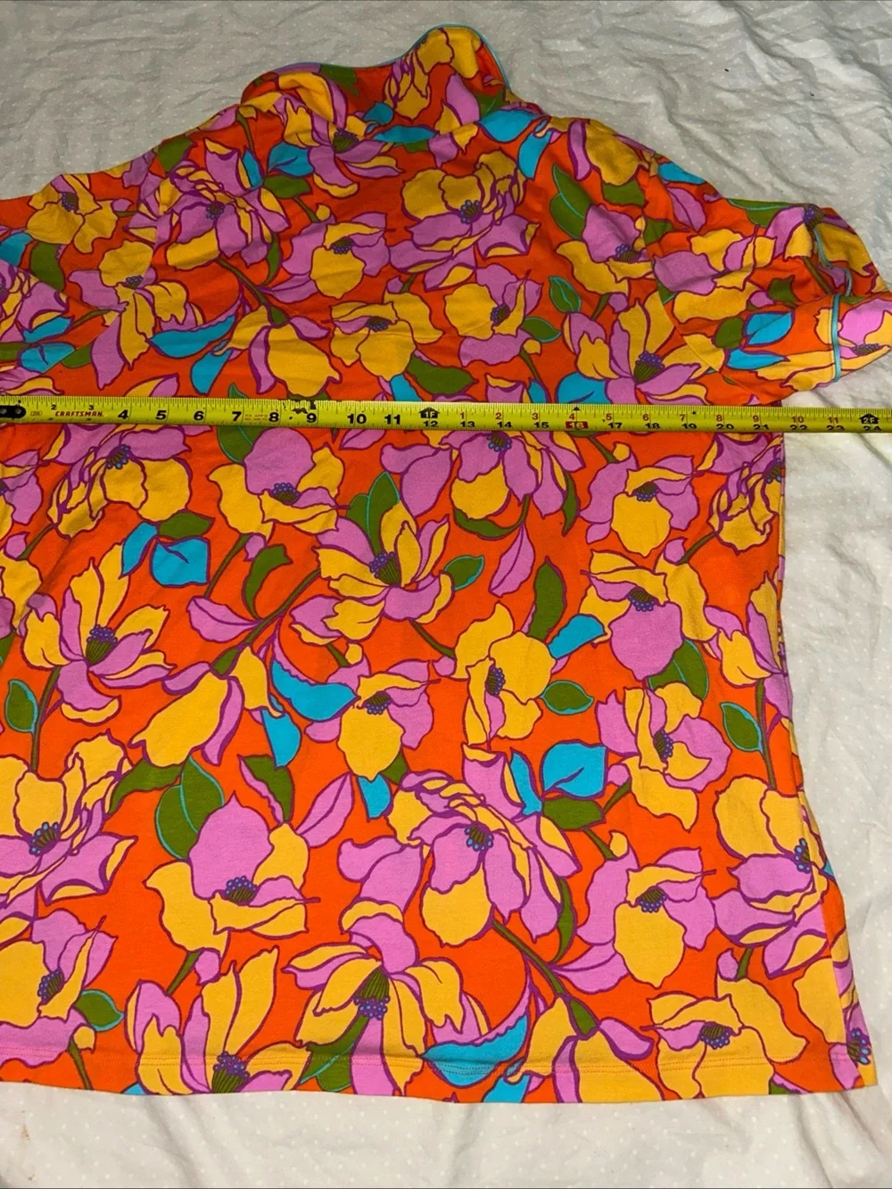 Bedhead PJs X Trina Turk S/S Classic Stretch Jersey Cropped PJ Set Sz L
